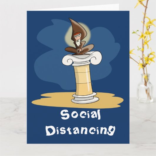 社会的距離 カード (黄色い花)