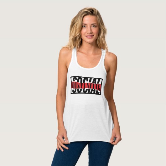 社会的距離 タンクトップ (正面フル)