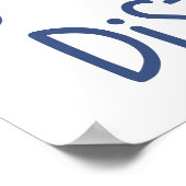 社会的距離 ポスター (角)