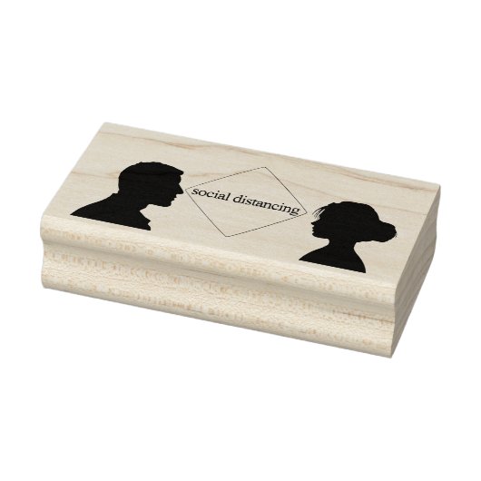 社会的距離 ラバースタンプ (スタンプ)