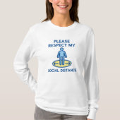 社会的距離 Tシャツ (正面)