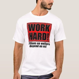 社会福祉のために頑張ろう！面白Tシャツの名言・格言 Tシャツ