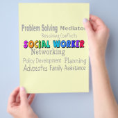 社会福祉主事プロフェッショナルデザイン チラシ (手)