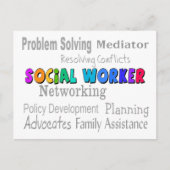 社会福祉主事プロフェッショナルデザイン ポストカード (正面)