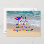 社会福祉主事 ポストカード (正面/裏面)