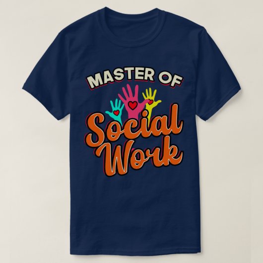 社会福祉主事 Tシャツ (デザイン正面)