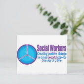 社会福祉事業従事者への贈与 ポストカード (スタンド正面)