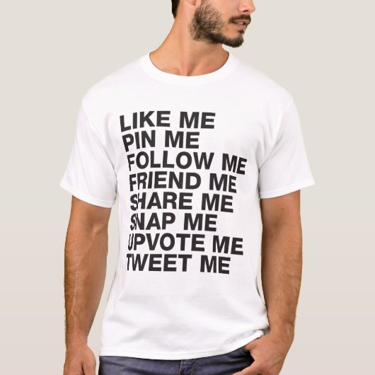 社会私のように Tシャツ (正面)
