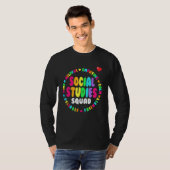 社会科スクワッド スクール+アプリーシエーション Tシャツ (正面フル)