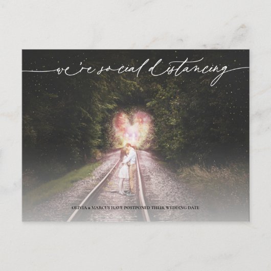 社会端結婚止延期 ポストカード (正面)