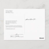 社会端結婚止延期 ポストカード (裏面)