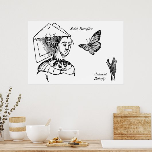 社会蝶 ポスター (キッチン)