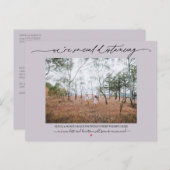 社会通達結婚の延期ほこり梅 ポストカード (正面/裏面)