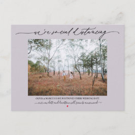 社会通達結婚の延期ほこり梅 ポストカード