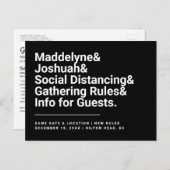 社会配達安全規則はがき 案内ポストカード (正面/裏面)