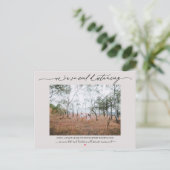 社会間結婚隔の延淡い色の長 ポストカード (スタンド正面)