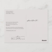 社会間結婚隔の延淡い色の長 ポストカード (裏面)