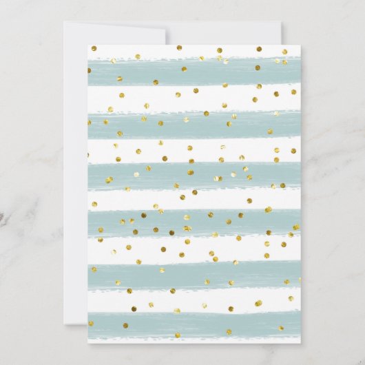 社会離れのベビーシャワーの農場の落ち込み 招待状 (裏面)