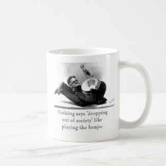 「社会」の途中でやめますマグ コーヒーマグカップ