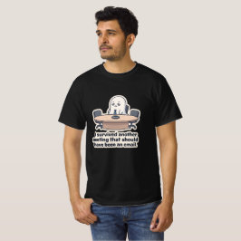 社内幽霊の面白いミーティングTシャツ Tシャツ