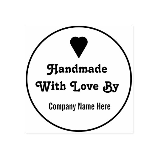 社名別愛で手作り文字 ラバースタンプ (インプリント)