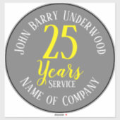 社名引退賞 シール (シート)