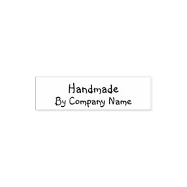 社名手作り加飾フォントテンプレート セルフインキングスタンプ