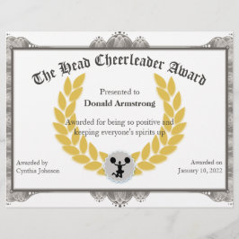 社員おもしろい賞 – チアリーダー