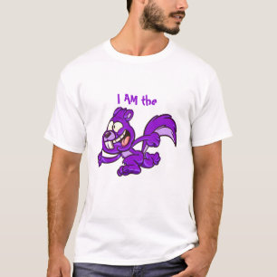 社員おもしろい – 私は紫リス Tシャツ
