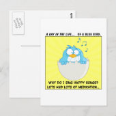 社員に幸せそうな青い鳥のように歌わせる方法 ポストカード (正面/裏面)