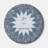 社員に感謝の気持ちを表す先生 マグネット (正面)