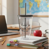 社員の涙おもしろいボス社員 アクリルタンブラー