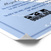 社員の表示票 ポスター (角)