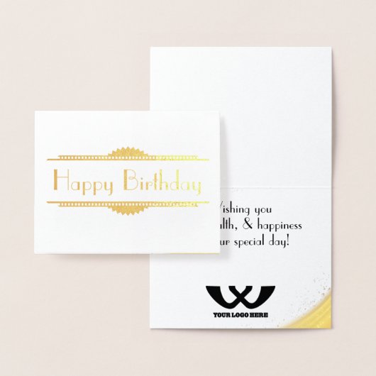 社員の誕生日のユニバーサル認識 箔カード (ディスプレー)