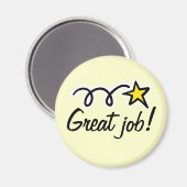 社員やる気を起こさせるの感謝してい引用文 マグネット (正面/裏面)