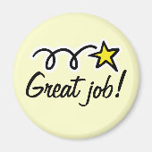 社員やる気を起こさせるの感謝してい引用文 マグネット (正面)