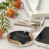 社員カスタマイズ認識退職金 キーホルダー (正面右)