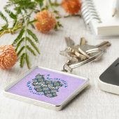 社員カスタムに対する平等の一括クリスマスプレゼント キーホルダー (側面)