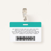 社員カスタムの写真ロゴ名 バッジ (裏面クリップ)