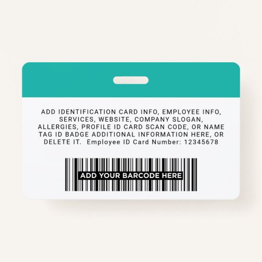 社員カスタムの写真ロゴ名 バッジ (裏面)