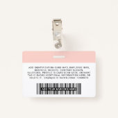 社員カスタムの写真ロゴ名 バッジ (裏面クリップ)