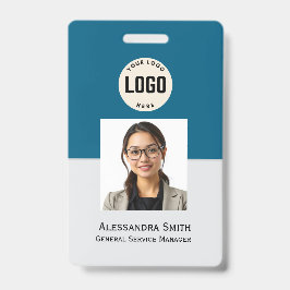 社員カスタムの写真、バーコード、ロゴ、名前バッジ バッジ