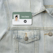 社員カスタムの写真、ロゴ、職業 名札 (インサイチュ)