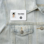 社員カスタムの写真、ロゴ、職業 名札 (インサイチュ)