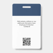 社員カスタムの写真ID会社のセキュリティ バッジ (裏面)