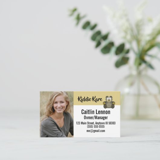 社員カスタムの写真ID 名刺 (スタンド正面)