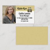 社員カスタムの写真ID 名刺 (正面/裏面)