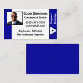 社員カスタムの写真ID 名刺 (正面/裏面)