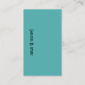 社員カスタムの写真ID 名刺 (裏面)