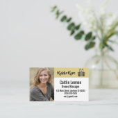 社員カスタムの写真ID 名刺 (スタンド正面)